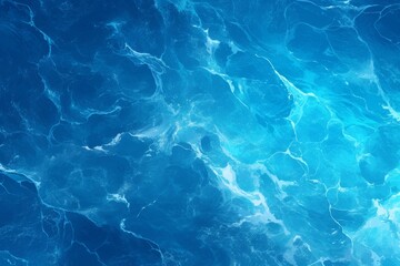 Obraz premium Blue Light: The Wonders and Mysteries of Seawater, generative ai