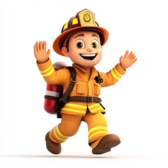 A cheerful cartoon comet with a trail of sparkles on a white background.