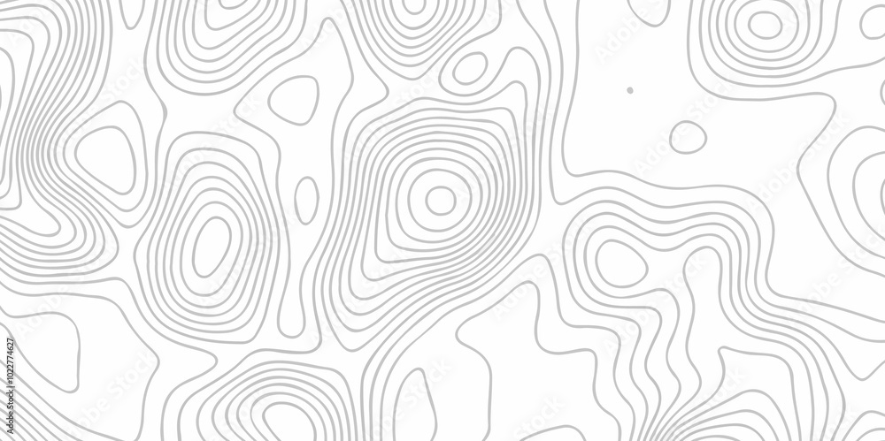 Poster vector lines pattern seamless sea map topography design. white wave paper curved reliefs contour map