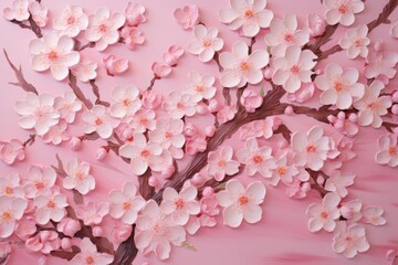 Fototapeta premium Sakura Blossoms: The Timeless Beauty of Cherry Blossoms, generative ai