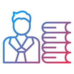 Librarian icon style