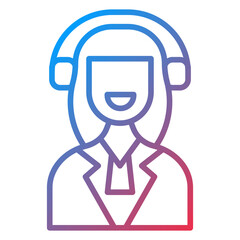 Obraz premium Assistant icon style