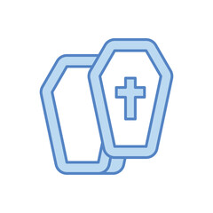 Coffin  vector icon