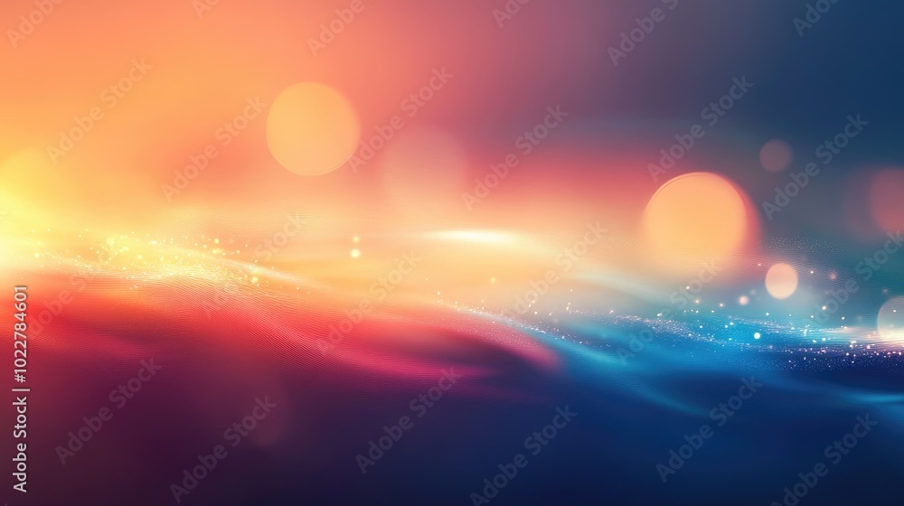 Poster abstract wallpaper featuring a dreamy blur effect creating a fantastical background atmosphere