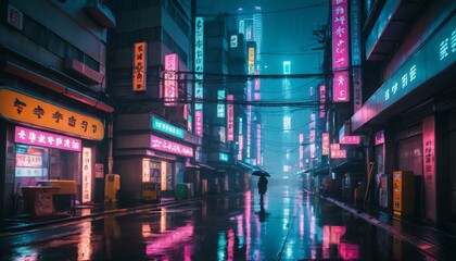 Futuristic Tokyo Street