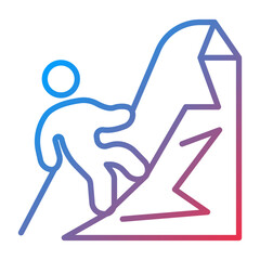 Canyoneering icon style