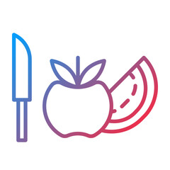 Healthy Food icon style