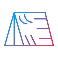 Camping Tent icon style