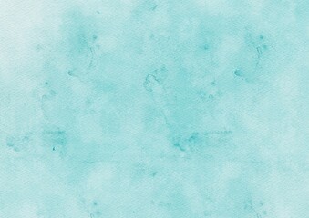 Watercolor Paper Texture in Mint Color