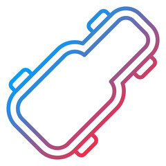 Electric Skateboard Lane icon style