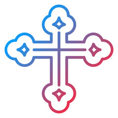 Orthodox Cross icon style