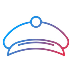 Golf Hat icon style
