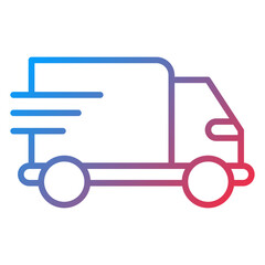 Delivery Truck icon style