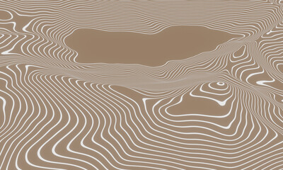Abstract topographic contour lines. Contour mountain