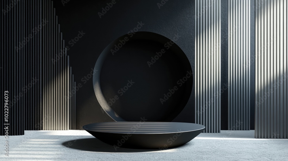 Poster Abstract background featuring a geometric shape podium designed for product display 3D rendering g 1 2 3.png