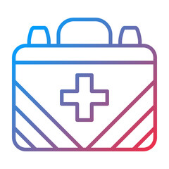 First Aid Kit icon style