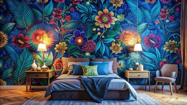 Stunning Nechar Wallpaper Featuring Vibrant Colors and Abstract Patterns for Modern Decor Projects