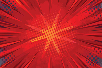 Comic Book Explosion Graphic Design Art