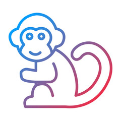 Monkey icon style
