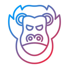 Orangutan icon style