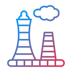 Air Pollution icon style