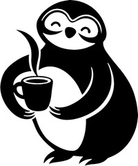 Obraz premium Cute Cartoon Sloth for Scrapbooking and Party Decorations. 