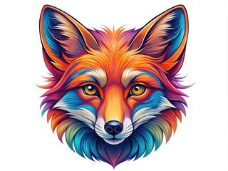 Fototapeta premium Stylish and Modern Fox Head Logo Design for Branding and Creative Projects in Vector Format