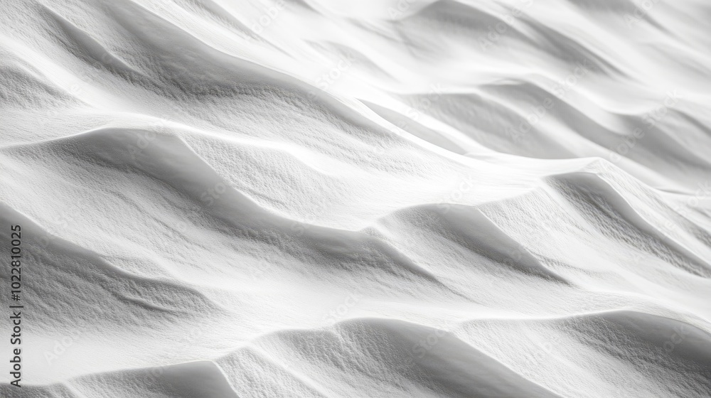 Poster Abstract Snow Patterns Created by Wind