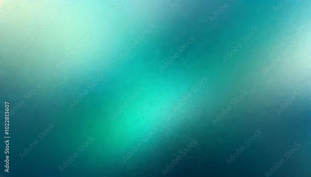 Poster a tranquil blend of blue and green hues in a soft abstract texture creating a serene atmosphere for 