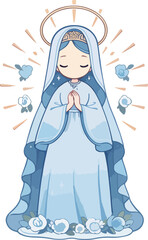 Holy Figure in Prayer