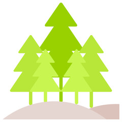 Obraz premium Forest Icon