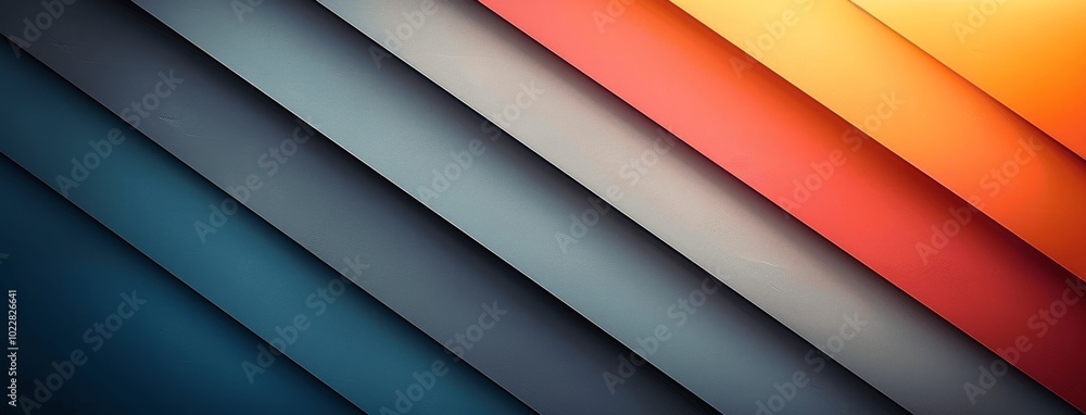 Poster abstract light diagonal gradient background with geometric shapes