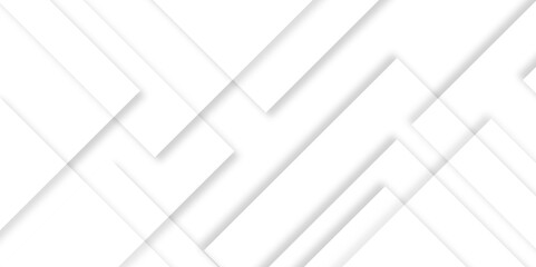 Abstract white background with diamond and triangle shapes layered in modern abstract pattern design.Grey white abstract square background geometry shine and layer element vector for presentation.	