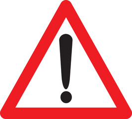 exclamation mark warning sign