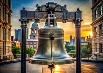 Obraz premium Understanding the Symbolism and History Behind the Freedom Bell as a National Landmark and Icon