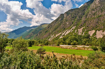 Scenic Mountain Valley Landscape