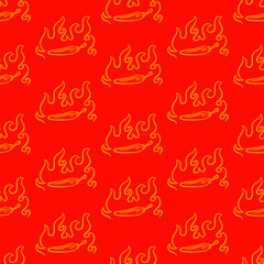 chili pattern Background. vintage chili background. pepper pattern background. chili doodle pattern background. hot chili pattern background.