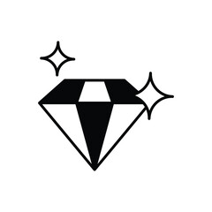 Diamond  vector icon