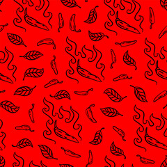 chili pattern Background. vintage chili background. pepper pattern background. chili doodle pattern background. hot chili pattern background.