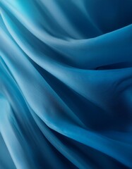 Obraz premium flowing fabric gently drifting in mid-air,soft textures and smooth gradients to convey a sense of calm motion.