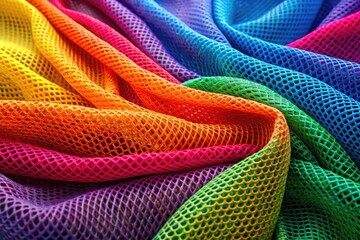 Versatile Polyester Mesh Cloth Fabric Ideal for Crafting, Sewing Projects, and Outdoor Applications