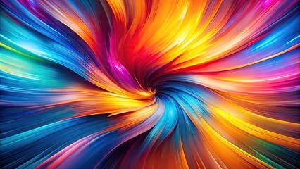 Obraz premium Vibrant abstract background with dynamic shapes, rich colors, and smooth gradients for creative projects