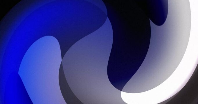 Beautiful twirly 4 gradien in blue footage animation background