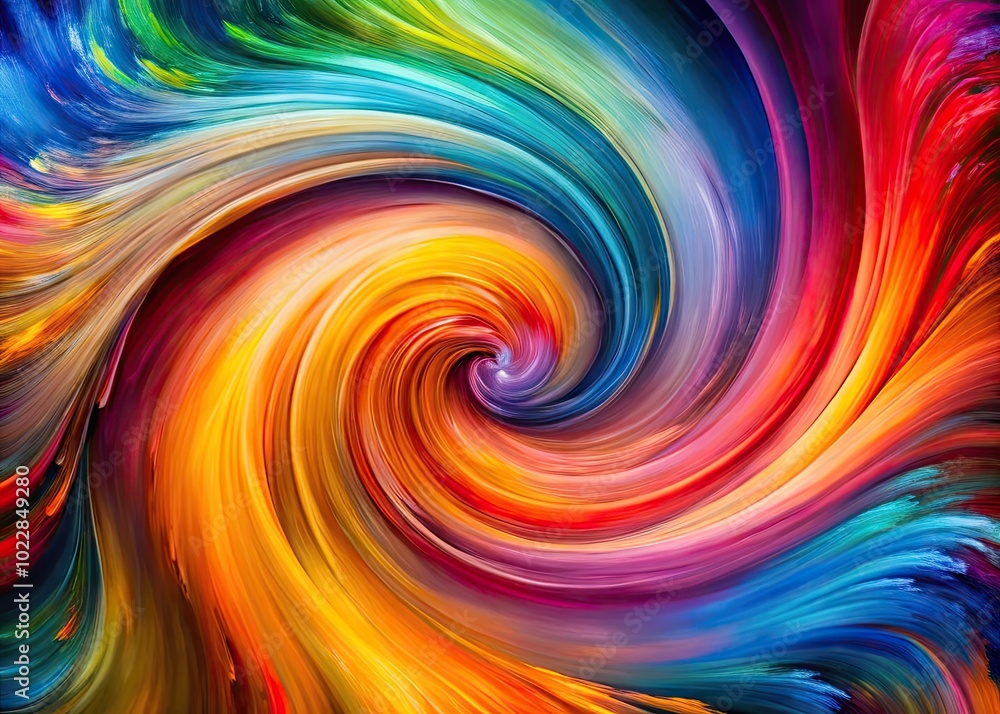 Poster vibrant abstract swirls of color creating a dynamic and energetic visual experience for design use