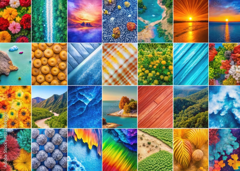 Poster vibrant abstract wallpapers with colorful patterns and textures for modern digital design projects