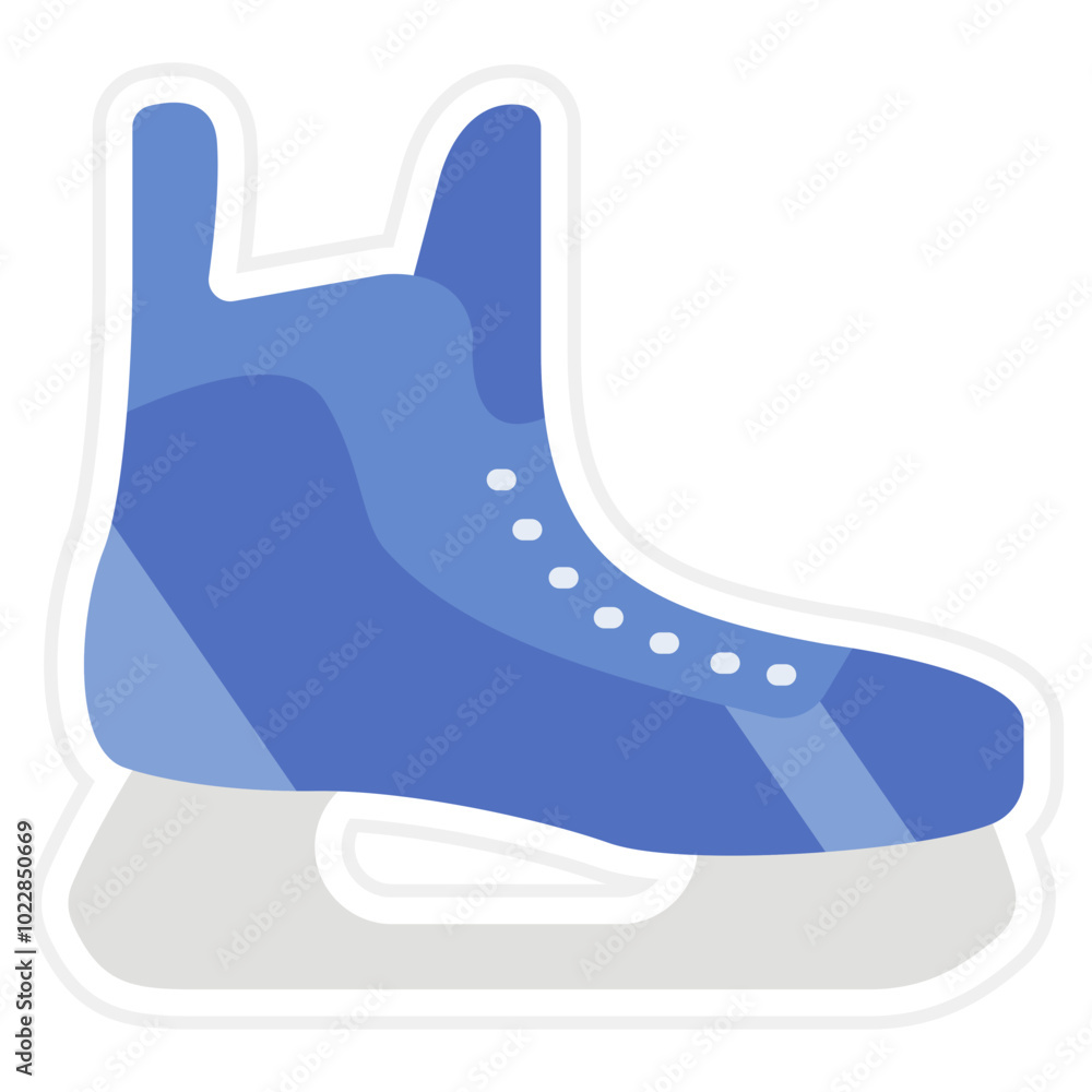 Wall mural Ice Skate Icon