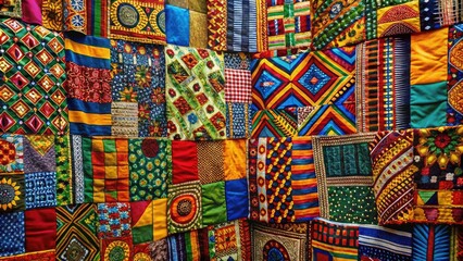 Vibrant African Quilt Patterns Showcasing Traditional Textiles and Rich Cultural Heritage in Design