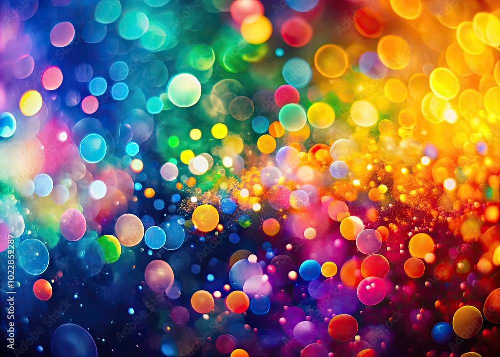 Poster vibrant and colorful abstract background design for creative projects and digital art applications