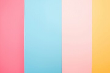 Obraz premium Colorful background with four different colored lines. The lines are blue, pink, yellow, and green. Boss Day Frame Border with Pastel Color Background for Celebrating Leadership and Appreciation