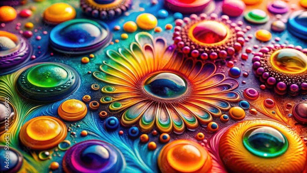 Poster vibrant and colorful background with abstract design elements for creative projects and presentation